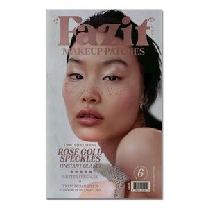Fazit Limited Edition Rose Gold Speckles Glitter Freckle Makeup 6 pack Patches